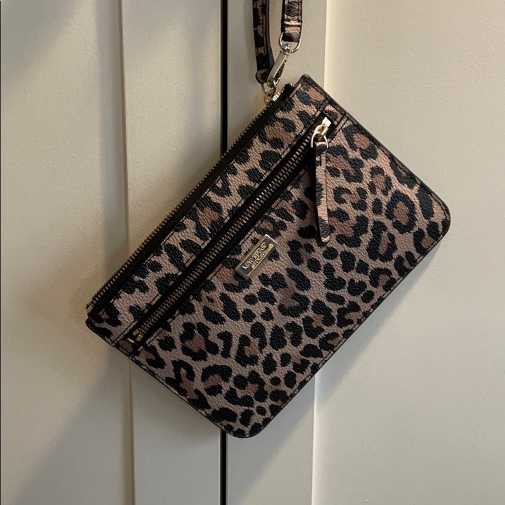 Kate Spade Leopard Print Clutch